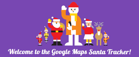 Suivre le Père Noël sur Google Maps