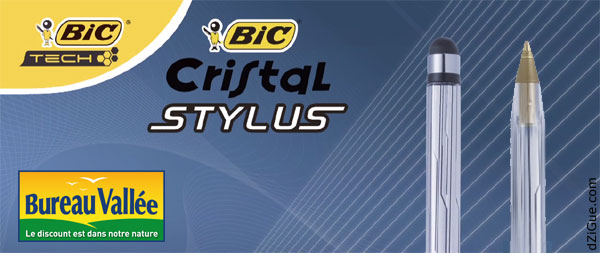 Stylo BIC Cristal Stylus