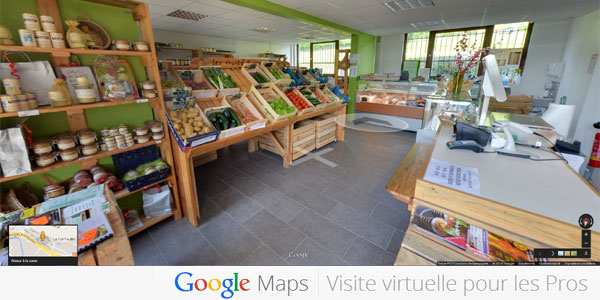 Google Maps Visite virtuelle