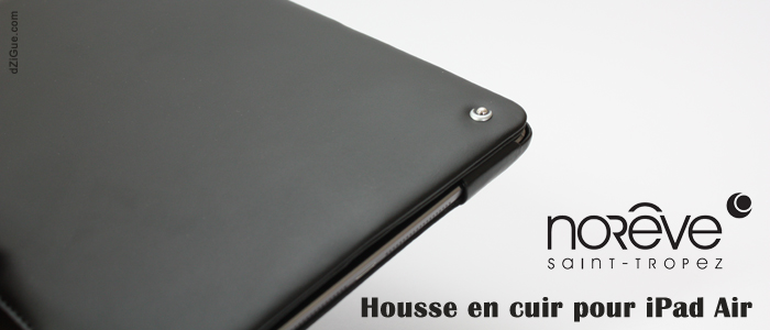 House cuir Noreve pour iPad Air