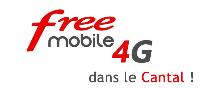 4G Free Mobile dans le Cantal