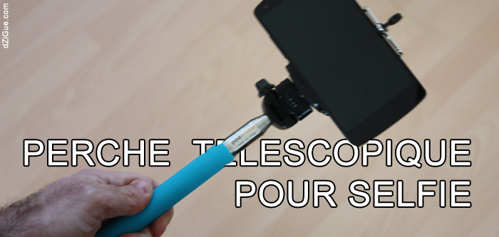 Perche téelescopique smartphone