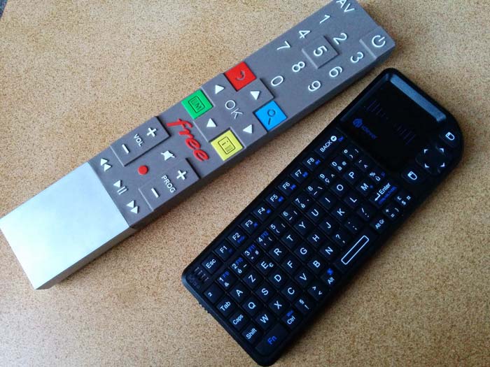 Télécommande Freebox mini-clavier