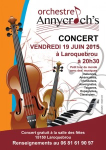 Concert orchestre Cantal