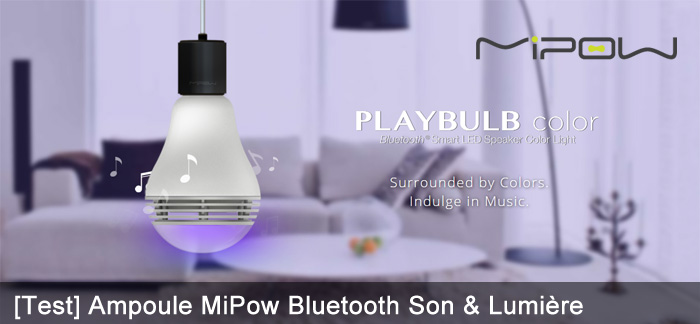 Ampoule MiPow Bluetooth SonLumiere
