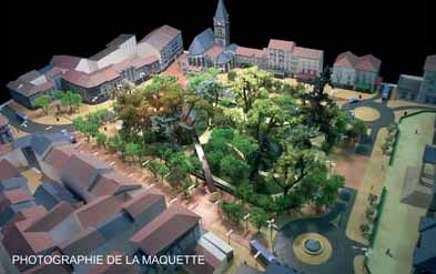 Maquette square Aurillac