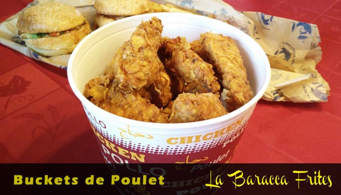 Buckets poulet Baracca Frites Aurillac