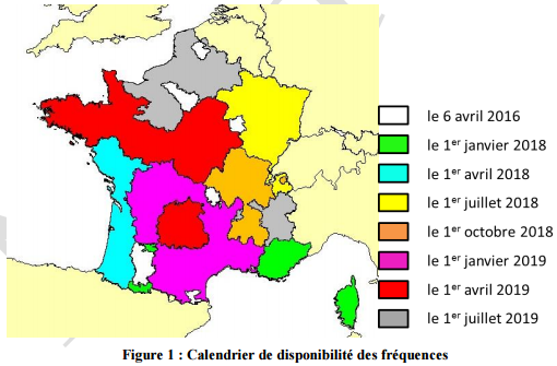 Carte 700 MHz