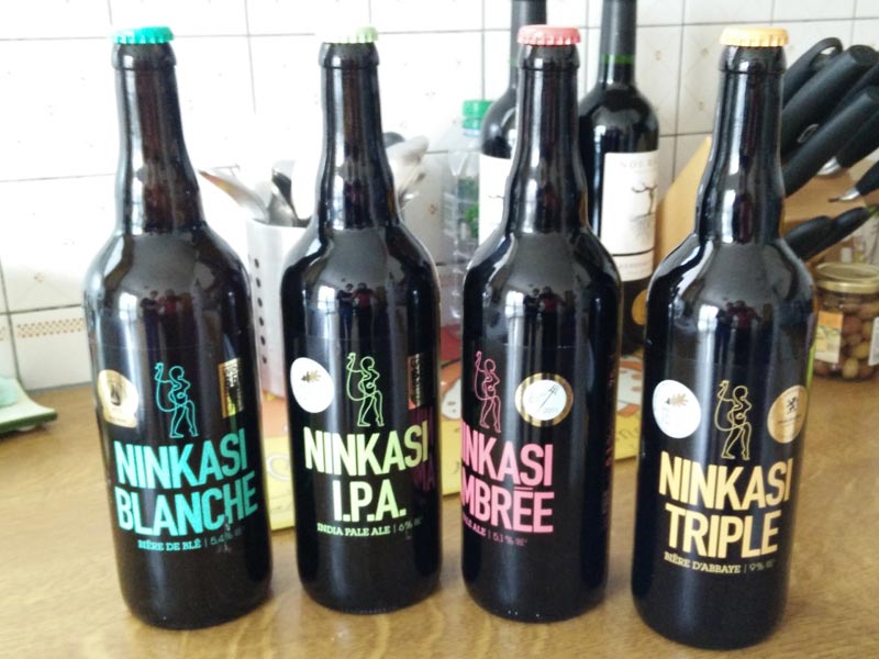 Bière Ninkasi Blanche, IPA, Triple et Ambrée