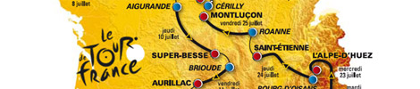 Parcours du Tour de France 2008