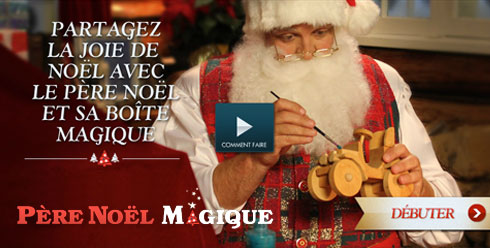 Vous avez reçu un message vidéo du Père Noël