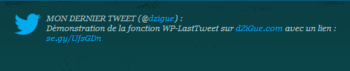 Intégrer Twitter sur WordPress via php