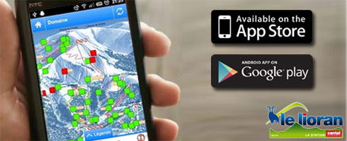 Application mobile de la station du Lioran