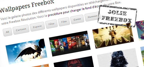 Jolis fonds d’écran pour votre Freebox