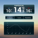 Application Anywhere Weather Historique