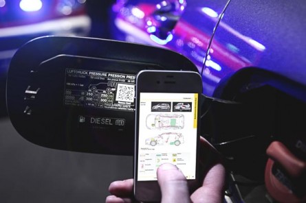 Des QR codes dans les Mercedes pour vous sauver la vie