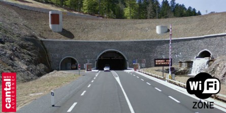 Le Wifi dans le tunnel du Lioran