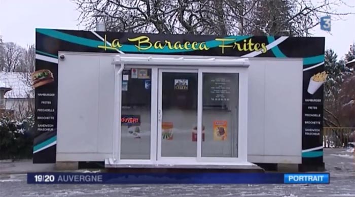 Reportage Baracca à frites Aurillac