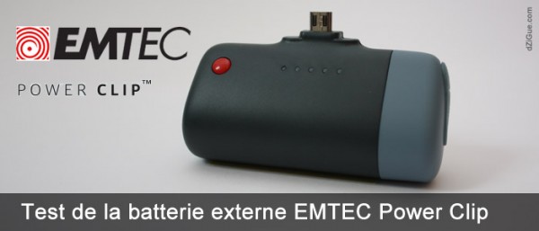 Power Clip, la batterie externe d&rsquo;EMTEC
