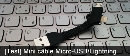 Mini câble USB › Micro-USB/Lightning