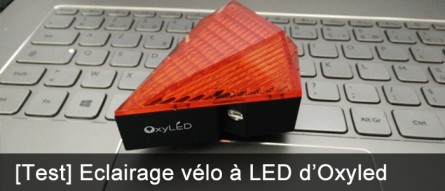 Eclairage arrière vélo laser OxyLED