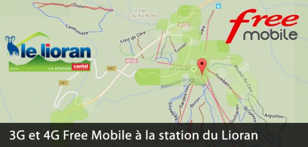 La 3G et la 4G à la station de ski du Lioran