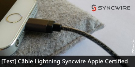 Un câble Lightning très robuste et certifié Apple