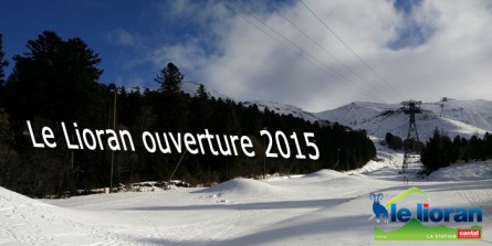 Ouverture de la station de ski du Lioran