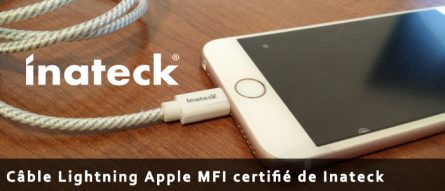 Câble Lightning Apple MFI certifié de Inateck