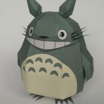 Totoro papercraft face