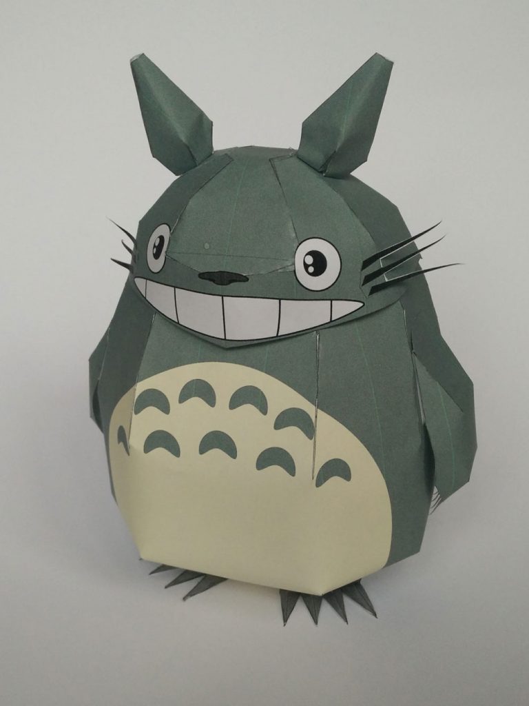 Totoro papercraft face