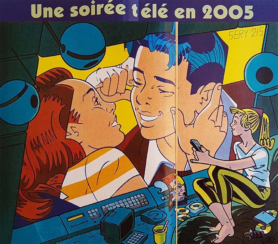 Soirée TV en 2005