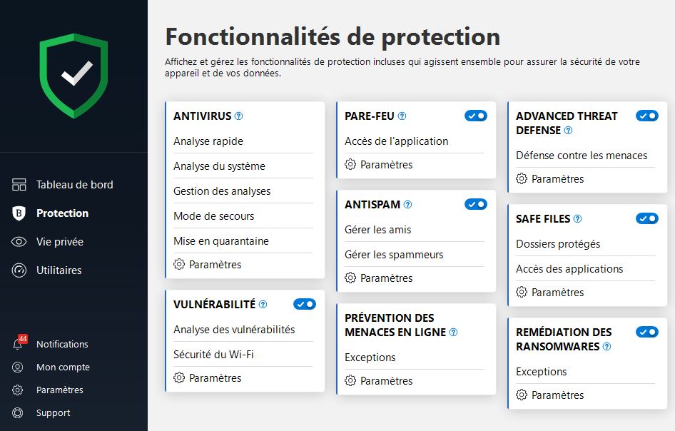 Protection Bitdefender